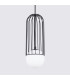 Brina Single Globe Pendant Ceiling Light Black-8