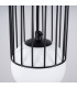 Brina Single Globe Pendant Ceiling Light Black-12