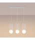 Brina Bar Pendant Ceiling Light 3 Globe White-2