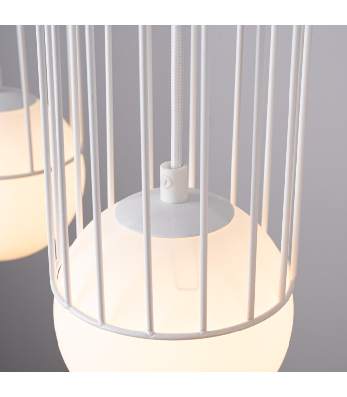 Brina Bar Pendant Ceiling Light 3 Globe White-8