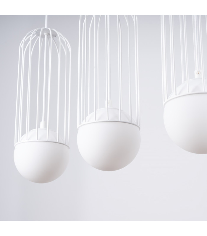 Brina Bar Pendant Ceiling Light 3 Globe White-9
