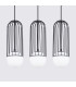 Brina Bar Pendant Ceiling Light 3 Globe Black-4