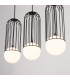 Brina Bar Pendant Ceiling Light 3 Globe Black-11