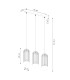 Brina Bar Pendant Ceiling Light 3 Globe Black-14