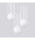 Brina Cluster Pendant Ceiling Light 3 Globe White-4