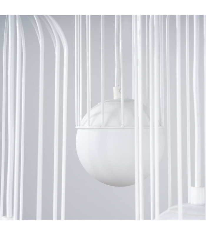 Brina Cluster Pendant Ceiling Light 3 Globe White-10