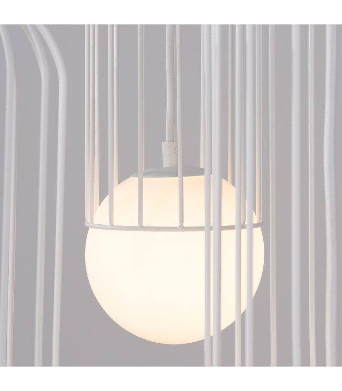 Brina Cluster Pendant Ceiling Light 3 Globe White-12
