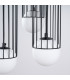 Brina Cluster Pendant Ceiling Light 3 Globe Black-8