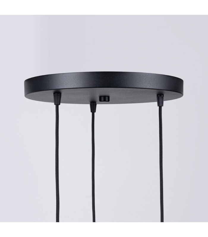 Brina Cluster Pendant Ceiling Light 3 Globe Black-12