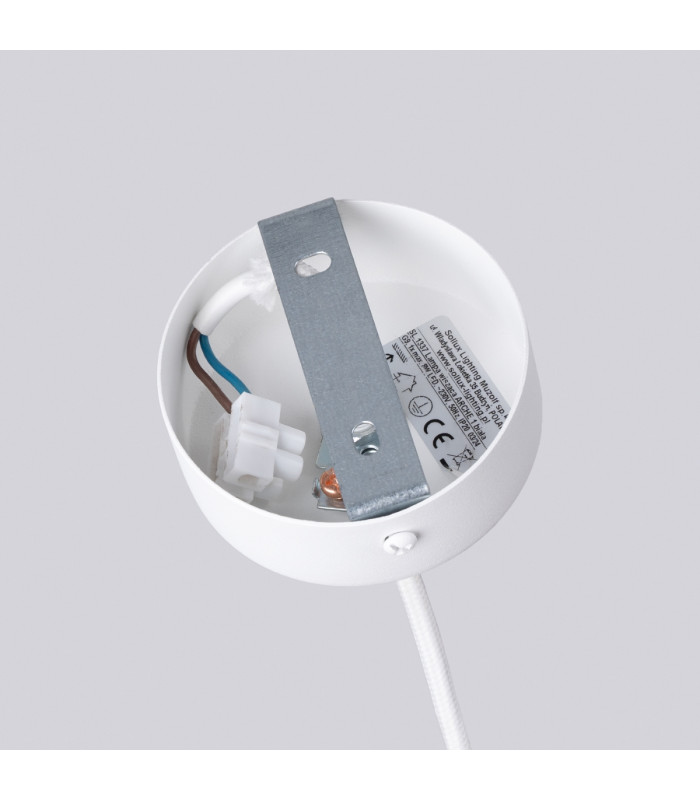 Arche Slim Pendant Ceiling Light White-4