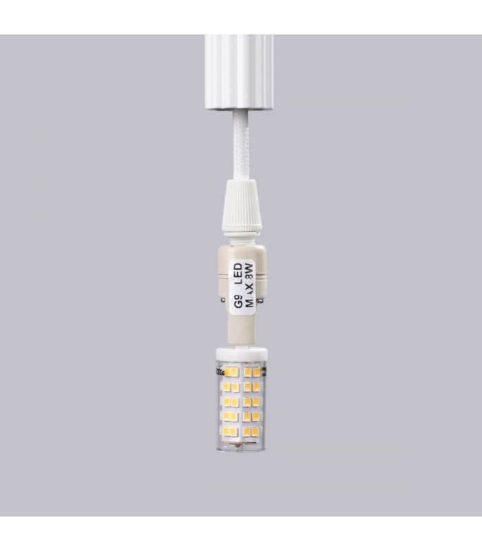 Arche Slim Pendant Ceiling Light White-8
