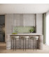 Arche Slim Pendant Ceiling Light White-15