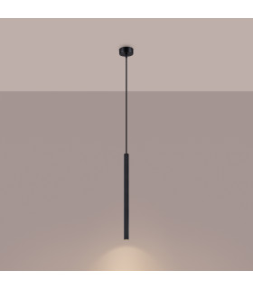 Arche Slim Pendant Ceiling Light Black-2