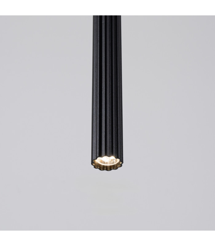 Arche Slim Pendant Ceiling Light Black-12