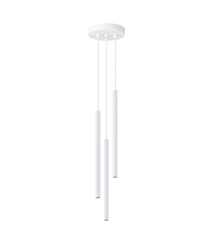 Arche Cluster Pendant Ceiling Light 3 Lamp White-1