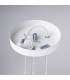 Arche Cluster Pendant Ceiling Light 3 Lamp White-4