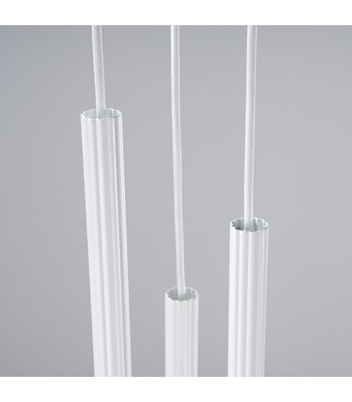 Arche Cluster Pendant Ceiling Light 3 Lamp White-6