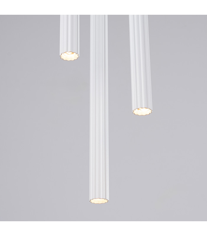 Arche Cluster Pendant Ceiling Light 3 Lamp White-9
