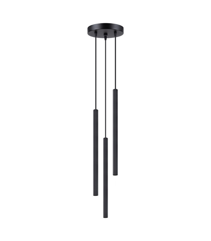 Arche Cluster Pendant Ceiling Light 3 Lamp Black-1