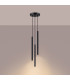 Arche Cluster Pendant Ceiling Light 3 Lamp Black-2
