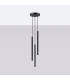 Arche Cluster Pendant Ceiling Light 3 Lamp Black-3
