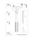 Arche Cluster Pendant Ceiling Light 3 Lamp Black-14