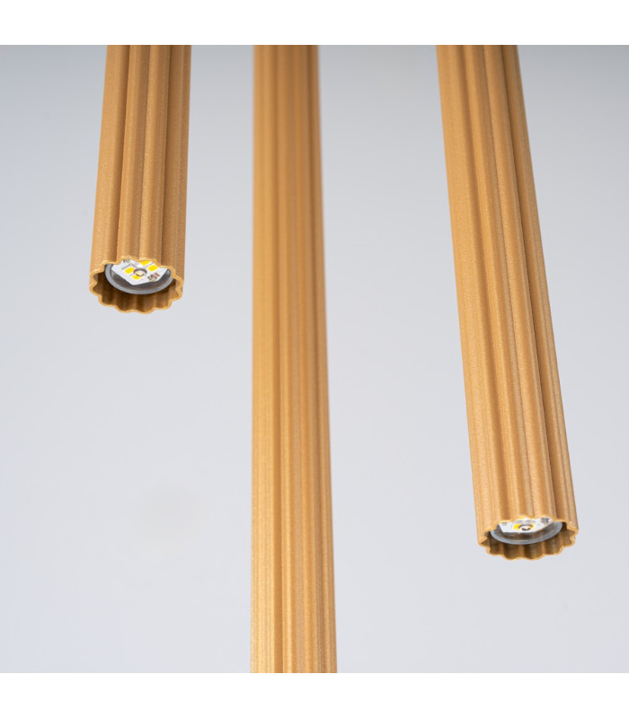 Arche Cluster Pendant Ceiling Light 3 Lamp Gold-5