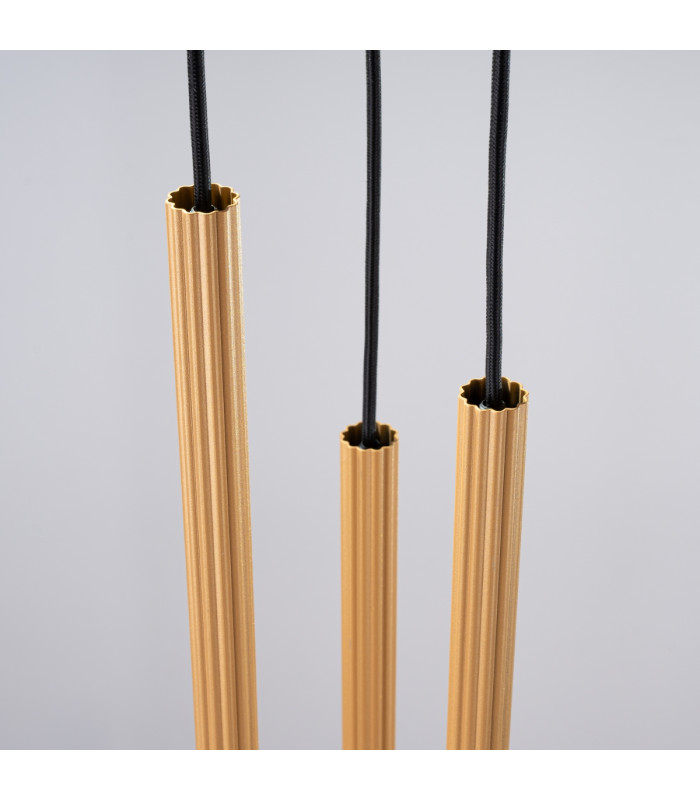 Arche Cluster Pendant Ceiling Light 3 Lamp Gold-6