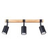 Fager Ceiling Spotlight Bar 3 Lamp Black-1
