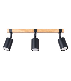 Fager Ceiling Spotlight Bar 3 Lamp Black-1