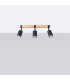Fager Ceiling Spotlight Bar 3 Lamp Black-3