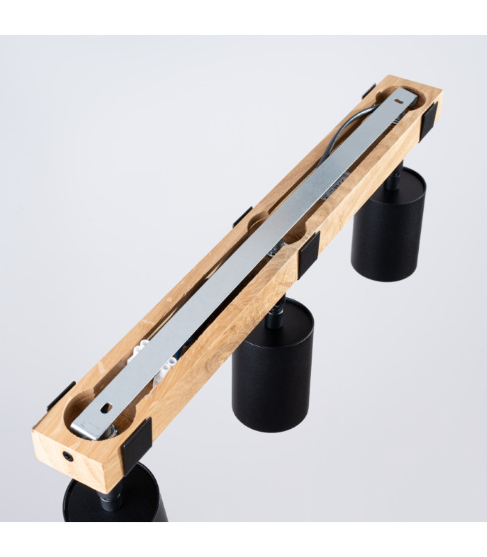 Fager Ceiling Spotlight Bar 3 Lamp Black-4