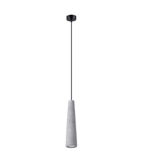 Electra Slim Pendant Ceiling Light Concrete-1
