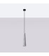 Electra Slim Pendant Ceiling Light Concrete-3