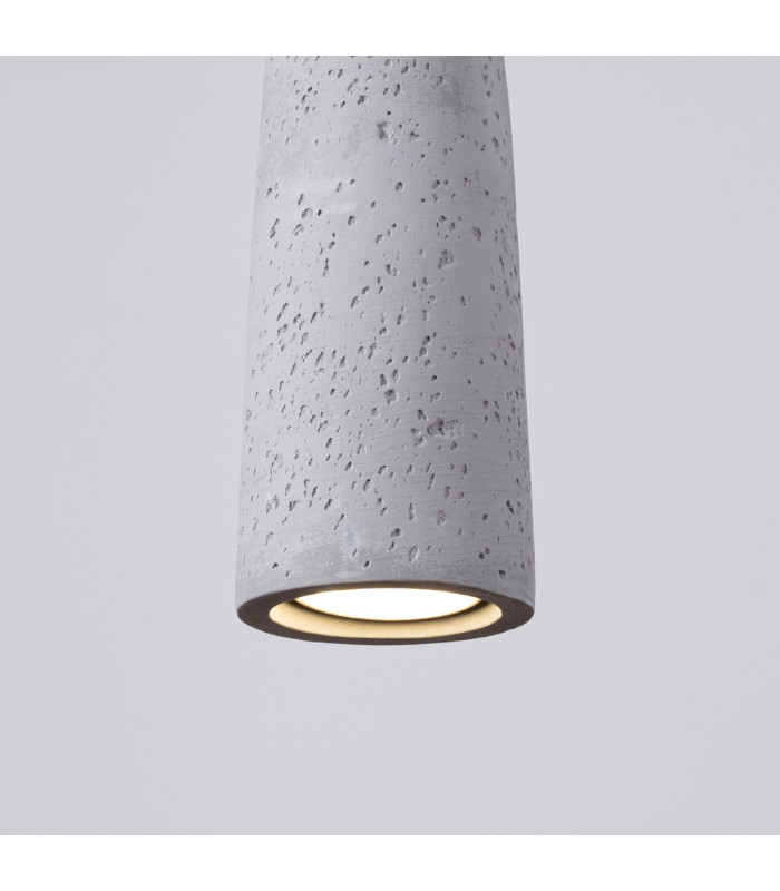 Electra Slim Pendant Ceiling Light Concrete-6