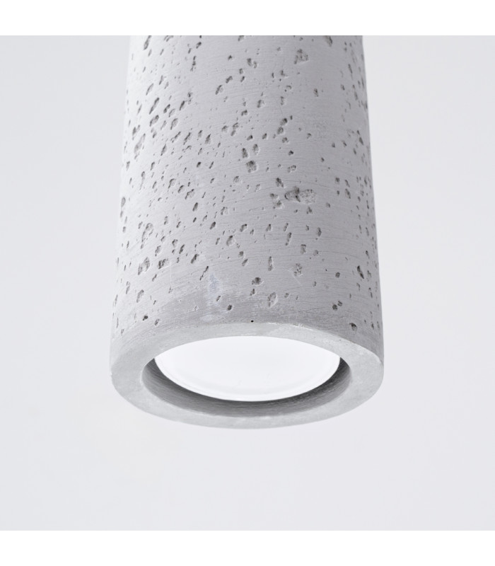 Electra Slim Pendant Ceiling Light Concrete-10