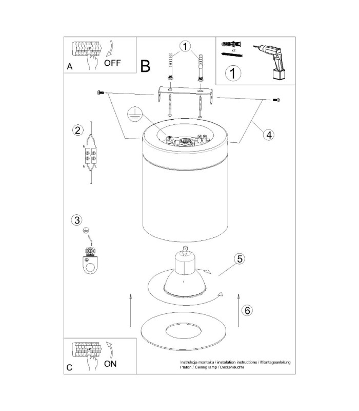 RIF Surface Mounted Downlight White-10