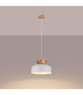 Marion Dome Pendant Ceiling Light White-2