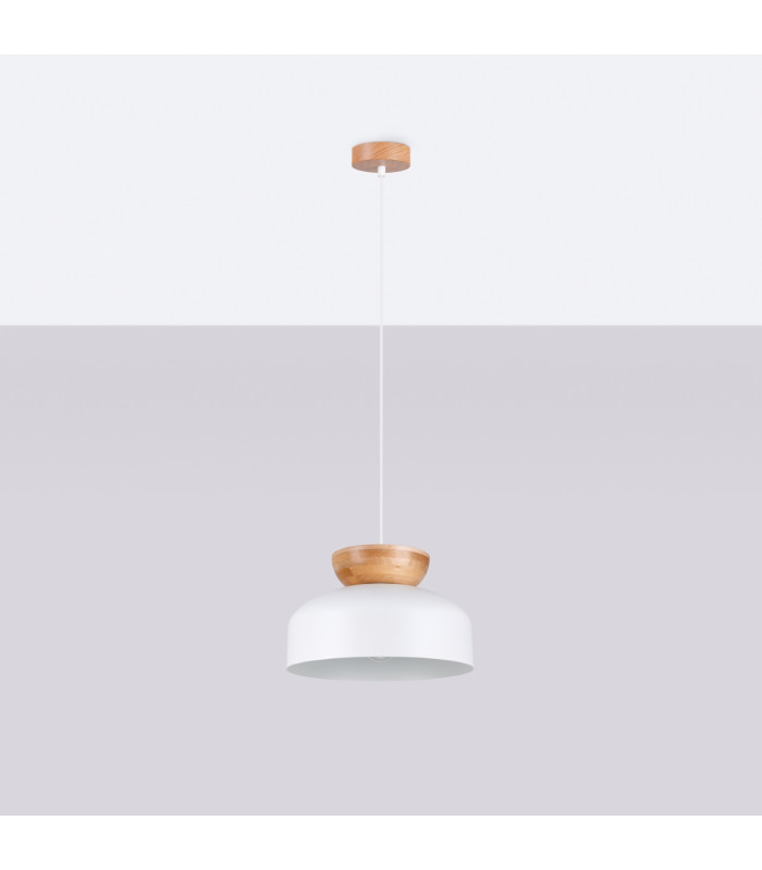 Marion Dome Pendant Ceiling Light White-3