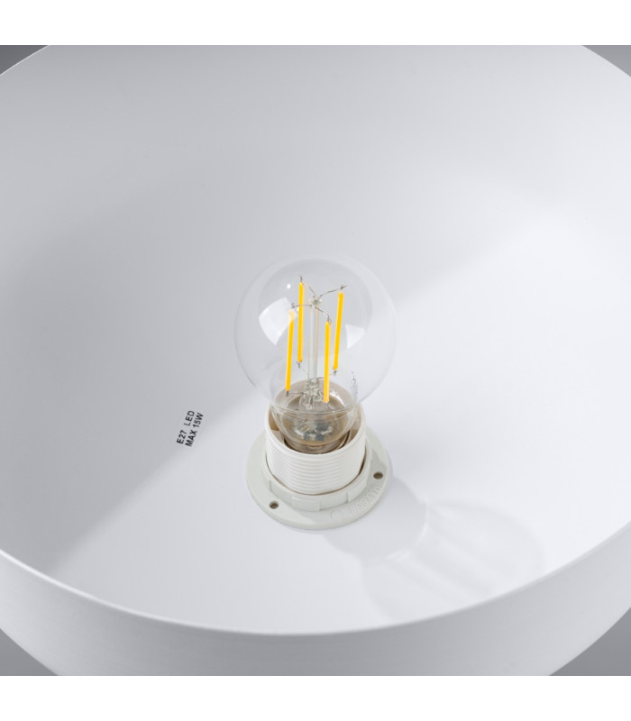Marion Dome Pendant Ceiling Light White-6