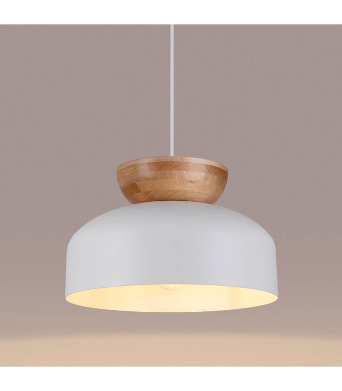 Marion Dome Pendant Ceiling Light White-12