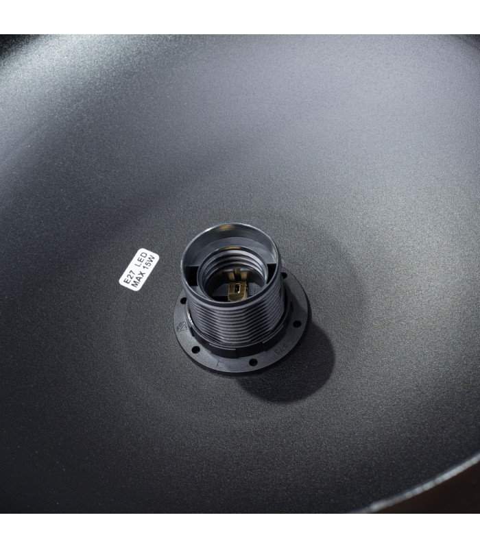 Marion Dome Pendant Ceiling Light Black-5