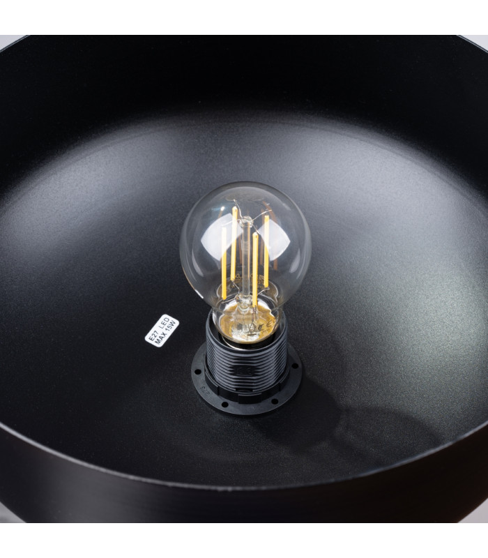 Marion Dome Pendant Ceiling Light Black-6