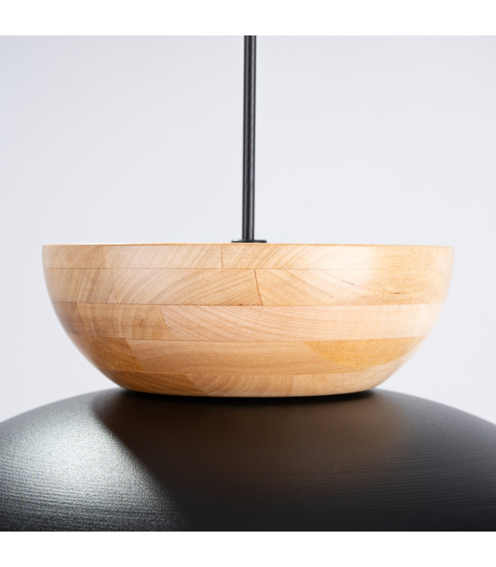 Marion Dome Pendant Ceiling Light Black-8
