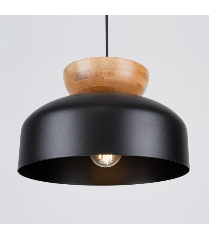 Marion Dome Pendant Ceiling Light Black-10