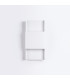 Durlin Flush Wall Lamp White-3