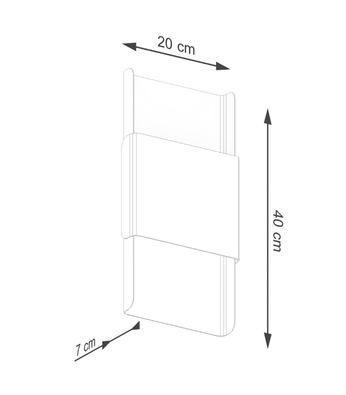 Durlin Flush Wall Lamp White-6