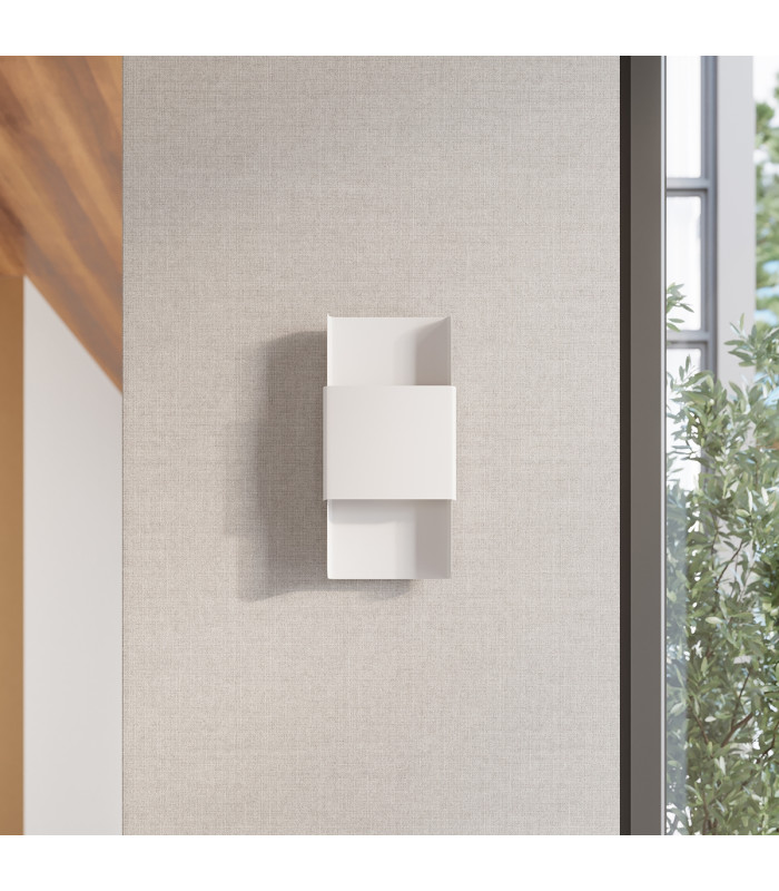 Durlin Flush Wall Lamp White-10