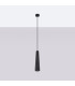 Electra Slim Pendant Ceiling Light Black Concrete-3