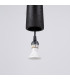 Electra Slim Pendant Ceiling Light Black Concrete-5